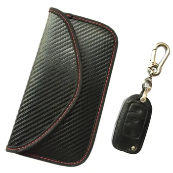 Signál blokovania taška RFID Signál Tienenie Kľúča Vozidla Prípade Double-Layer Karty Taška Mobilný Telefón Žiarenia-Dôkaz Peňaženky