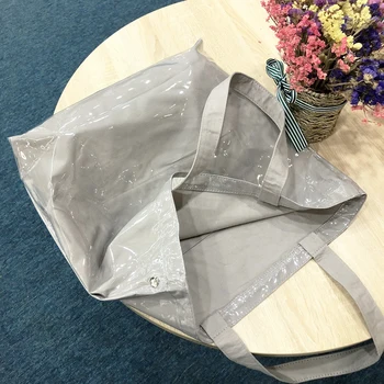 Módne kabelky 2019 new horúce predaj pvc nákupní taška zelená nákupná taška veľká kapacita nepremokavé tote bag taška cez rameno