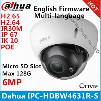 Dahua 4 ks IPC-HDBW4631R-S 6MP IP Kamera & NVR2104HS-P-4KS2 4ch s 4poe porty CCTV kamerový Systém na podporu p2p
