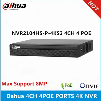 Dahua 4 ks IPC-HDBW4631R-S 6MP IP Kamera & NVR2104HS-P-4KS2 4ch s 4poe porty CCTV kamerový Systém na podporu p2p