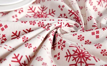 Nový Rok Obrus Červený Snehové Vločky, Vianočné Vzor Obrus Svadobné Dekorácie Banquet Umývateľný Tabuľka Kryt Textil