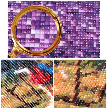 Diamond Maľovanie Cross Stitch Diamond Výšivky 5D Diy Cartoon Diamond Mozaikový Obraz Kamienkami Plný Darček Živice Sova