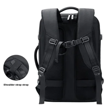 Fenruien Nové Multifunkčné Mužov Backpack 15.6 Palce Laptop Taška Obchodné Expanziu Backpacking Nepremokavé Vonkajšie Cestovné Batohy