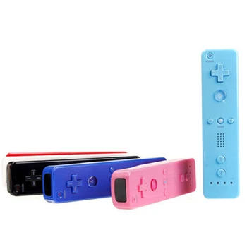 Zadarmo Pohodlné Bezdrôtové Diaľkové Wiimote ovládač s Zápästí Silikónové puzdro Tlačítkový Ovládač pre Nintendo Wii U 2017