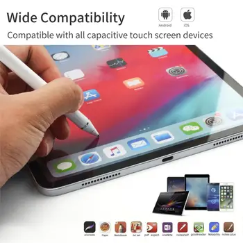 GOOJODOQ dotykové Pero pre Apple iPad Touch Screen Pero iPad 2018 Ceruzka Magnetický Kryt Univerzálna Kreslenie Stylus Kapacitné+Prípade