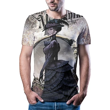 Vytlačené t-shirt pánske Retro dámske ležérne pánske T-shirt estetické krátky rukáv funny T-shirt 2020 letné T-shirt