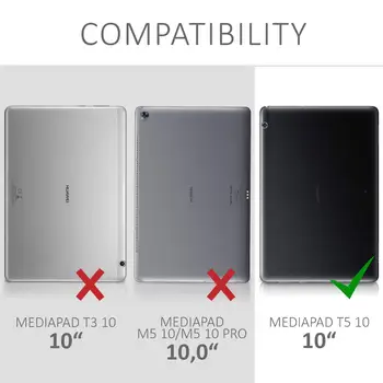 Pre Huawei MediaPad T5 Tablet 10.1 Prípade 360 Rotujúce Držiak Kožený Kryt T5 10 AGS2-W09 AGS2-L09 AGS2-L03 AGS2-W19 Funda Coque