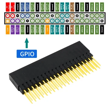 GPIO 2X20-Pin(40Pin), Extra Vysoký Žena Stohovanie Záhlaví, Akryl Základňu pre Raspberry Pi A+ Pi Model B+ Pi 2 3 4B