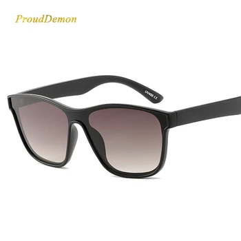 ProudDemon 2020 Dizajn Značky Square One-piece Mužov Slnečné okuliare Ženy Štýlový Cat-eye Gradient Športové slnečné Okuliare Oculos UV400