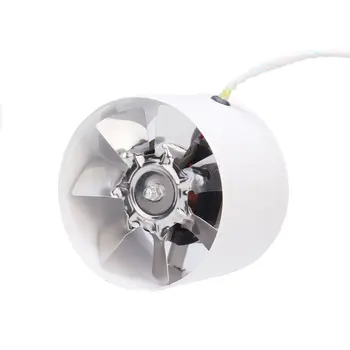 Kovové Kruhové Potrubie Ventilátor Booster Výfukový Ventilátor Ventilačný Otvor Vzduchu 4