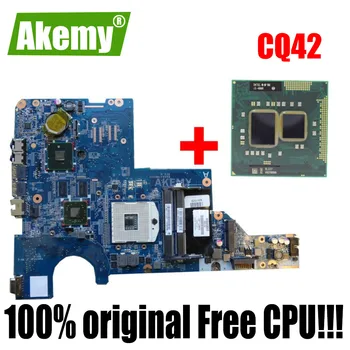 Akemy 595183-001 Doske pre HP CQ42 G42 G62 CQ62 notebook doske DAOAX1MB6F0 DA0AX1MB6H0 originálne Zadarmo CPU!!!