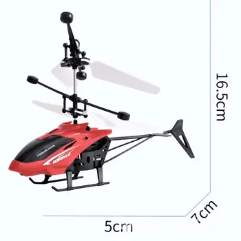Infračervené, Indukčné Mini RC Bezpilotné Lietadlo Lietajúce Hračky s LED Flash Light Float Diaľkové Ovládanie Vrtuľníku Hračky Pre Deti, Dospelých