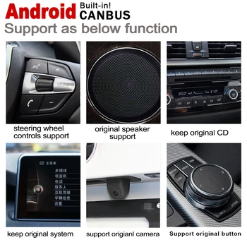 Pre BMW 5 G30 G31 G38 2017 2018 2019 EVO Android multimediálny prehrávač Car DVD rádio GPS Navigácia Mapy DSP Stereo Displej, WiFi, BT