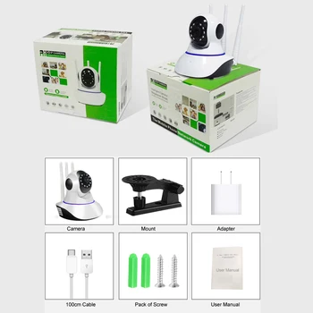 Bezpečnostná Kamera, Wifi, Vonkajší kamerový Baby Monitor HD Bezdrôtový Ľudských Detekcia Sledovania Wifi Kamera Cloud kamerový monitorovací