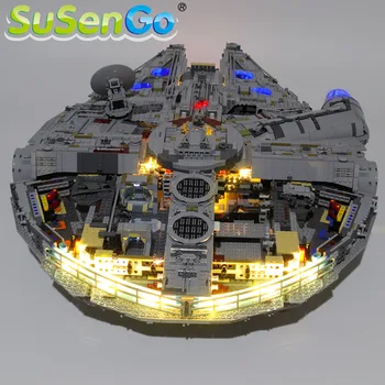 SuSenGo LED Svetlo Nastaviť Pre 75192 Star war Ultimate Tisícročia Kompatibilný s Falcon 05132 DG005 81085 , Č Model
