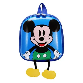Disney batoh 3D mochila lech Minnie Mickey Mš EVA Aktovka Pevného Shell Batoh Cartoon Krásne Deti