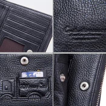 KONTAKTU pánske originálne kožené peňaženky s mince vrecku peňaženku pre mužov carteira masculina držiteľa karty muž malé peňaženky cuzdan
