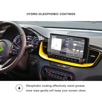 RUIYA Auto Screen Protector Pre Ceed X 2019 2020 10.25-Palcové GPS Navigácie, Dotknite sa Stredu Displeja Auto Interiéru Nálepky
