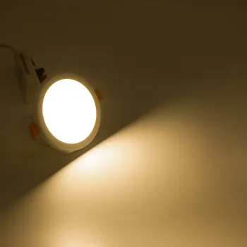 Ultra tenké Downlight žiarovka 6W 8W 15W 20W led stropné zapustené mriežky downlight slim kolo/Štvorcových panel svetlo S voľným Otvorenie diery