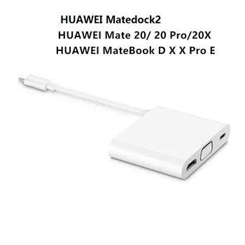 Originálne MateDock 2 dok Pre HUAWEI Mate 20/ 20 Pro/20X MateBook D X X Pro E notebook Typ-C converter MateDock 2 úplne nové