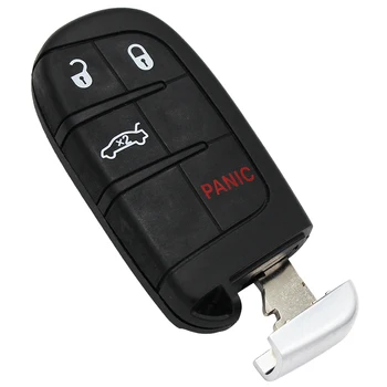 3+1/4 Tlačidlo Smart Remote Kľúča Vozidla 433Mhz 7953A / ID46 Čip pre Dodge Dart Nabíjačku Challenger pre Chrysler 200 300 M3N-40821302