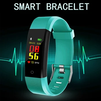FXM 2019 Smart Hodinky Mužov Zdravie Monitor Tepovej frekvencie/Tlak Krvi/Krokomer Bluetooth Nepremokavé Športové Náramok