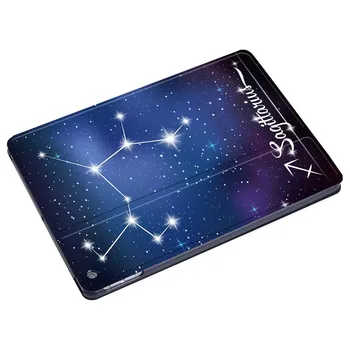 Pre Apple iPad mini 1 2 3 4 5 PU Vytlačené Kožené Stojan Tabletu Folio Kryt-Ultra-tenké Star Stojan tabletu Prípade