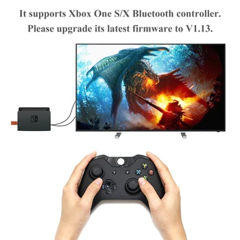8Bitdo USB Bezdrôtový Adaptér pre Windows, Mac, Raspberry Pi & Nintendo Prepínač Podpora PS3, Xbox jeden ovládač na Prepínanie