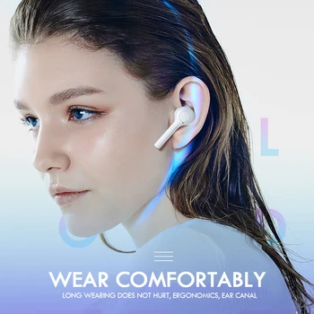 TW08 TWS Headset S Mikrofónom Bluetooth 5.0 Slúchadlá Bezdrôtové Slúchadlá 9D Hifi Stereo Športové Nepremokavé Bezdrôtové Slúchadlá