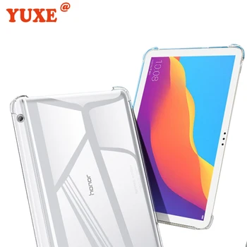 Kryt Na Huawei MediaPad M6 8.4 VRD-W10 AL10 Turbo vrd-w09 AL09 Tablet Prípade TPU Silikónový Transparentný Slim Airbag Kryt Proti pádu