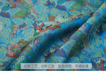 90x100cm dvore farbené žakárové gobelín satin 3D žakárové brocade textílie pre šaty vankúš opony tabuľka patchwork o meter