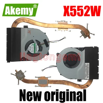 Nové Pre Asus X550W X552W X550WE X550WA K552 D552 K552W D552W CPU Chladiaci Ventilátor Chladiča Radiátorov