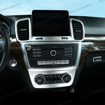 Lsrtw2017 Auto Interiérové Doplnky Center, Ovládací Panel Výstroj Zvuk Rámu Okna Trim na Mercedes Benz Ml, Gl Gle Gls W166 X166