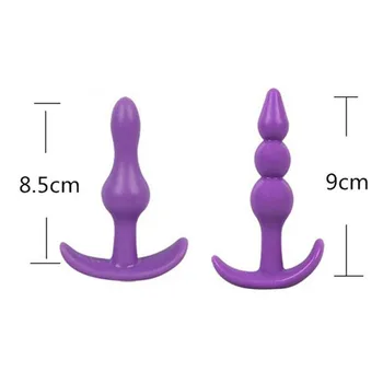 8pcs/veľa Silikónové Korálky Análny Plug G-Spot Vibrátor Riti Masér Dospelých, Sexuálne Hračky Pre Mužov, Ženy Klitoris Stimulácia Sex Produkt Set