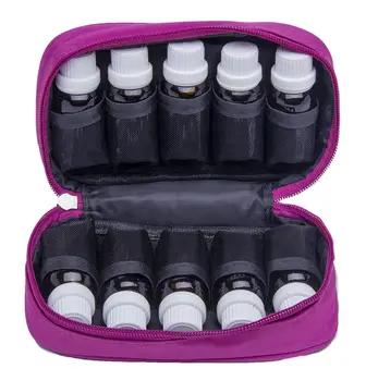 Oxford handričkou 10 fliaš 10-15ML esenciálny olej, aróma skladovanie taška držiteľ žien kozmetická taška multi-function kabelka