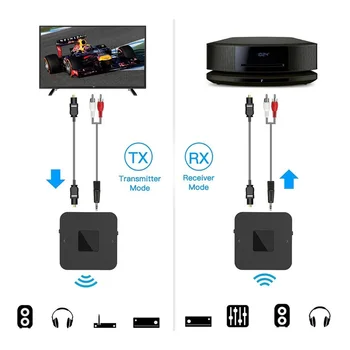 Nové BT4852 Bluetooth 5.0 Bezdrôtový Vysielač, Prijímač CSR8670 2 v 1 BT 5.0 Bezdrôtový o Adaptér 3,5 mm SPDIF pre Hudobné TV Výpočet