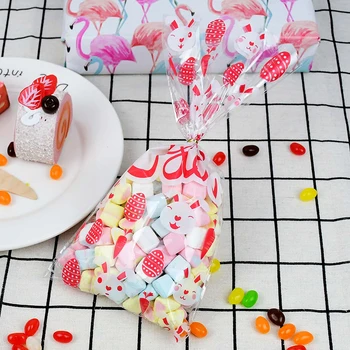 50pcs veľká noc Bunny Králik Vajcia Plastové Candy Bag Cookie Popcorn Sušienky Snack Pečenie Balenie Vrece Veľkonočné Party Láskavosti Dekor