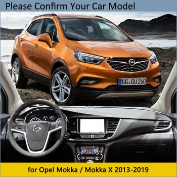 Panel Kryt, Ochranná Podložka pre Opel Mokka 2013~2019 Auto Príslušenstvo Slnečník Anti-UV Koberec Vauxhall Mokka X 2016 2017 2018