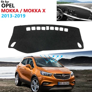 Panel Kryt, Ochranná Podložka pre Opel Mokka 2013~2019 Auto Príslušenstvo Slnečník Anti-UV Koberec Vauxhall Mokka X 2016 2017 2018