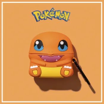 TAKARA TOMY AirPods Pro Silikónový Anti-drop Pokemon Kreslených Kawaii Bluetooth Slúchadlo Prípadoch Pikachu Roztomilý Ochranné puzdro Dary