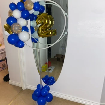 Kruh Balón Oblúk, Rám Balóny Stojan, Držiak Auta Svadobné dekorácie Baloon Narodeninová Párty, Baby Sprcha Ballon Dekor