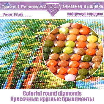 Diamond výšivky Diamond Maľovanie Cross Stitch čajok zapadajúce slnko Diamant Výšivky Námestie Mozaiková Výzdoba prírodnej krajiny