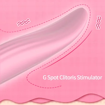Silikónové Inovatívne G-spot Vibrátor Nabíjateľná Jazyk Masáž 10 Rýchlosť Tichý Vibračný Stimulátor Klitorisu Sexuálne Hračky pre Ženy