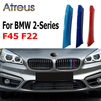 3ks ABS Auto Racing Mriežka Pásy Trim Clip Pre BMW F45 F46 F22 F23 2 Série M Power Auto Nálepky Príslušenstvo-2018 2019 2020