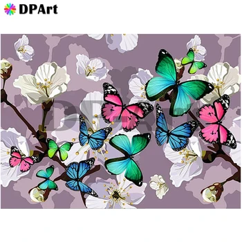 Diamond Maľovanie 5D Plné Námestie/Kolo Vŕtať Motýľ Daimond Výšivky Maľovanie Cross Stitch Mozaikový Obraz Wall Art M1841