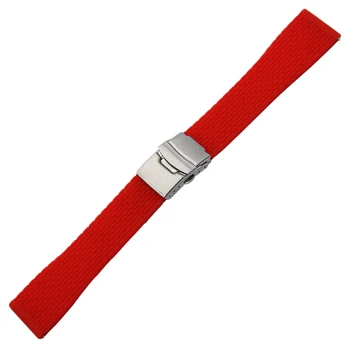 Rýchle Uvoľnenie Silikónové Gumy Watchband pre Casio Budova Pôvod Sledovať Kapela Zápästie 17 mm 18 mm 19 mm 20 mm 21 mm 22 mm 23 mm 24 mm