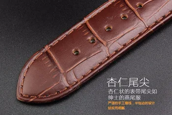 Pôvodné cena Business krokodíla náhradný Popruh pre OPPO sledovať kožený pás 41mm 46 mm