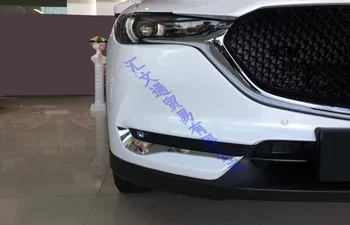 Pre Mazda CX-8 CX8 2018 2019 ABS chrómové Doplnky vonkajšej strane Vonkajšie Predné Hmlové Svetlo Lampy Eyelind Kryt Výbava